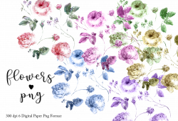 Boho watercolor bouguets | Boho and Watercolor