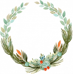 Succulent Wreath Clip Art, Succulent Floral Border ClipArt, Flower ...