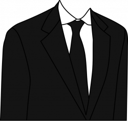 Public Domain Clip Art Image | Black suit | ID: 13548555614738 ...