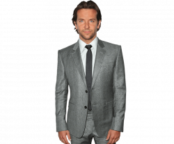 Bradley Cooper Grey Suit transparent PNG - StickPNG