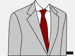 Light Grey Suit Clip art, Icon and SVG - SVG Clipart