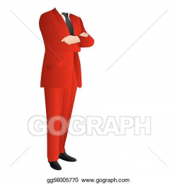 Vector Stock - Man in suit. Clipart Illustration gg56005770 ...