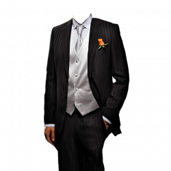 Lounge Black And White Suit And Tie, Suit, Tie, Men PNG and PSD File ...