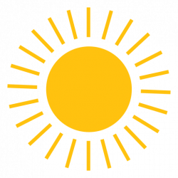 Sun small line beams icon - Transparent PNG & SVG vector
