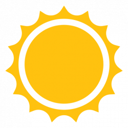 Sun sharp rays icon - Transparent PNG & SVG vector