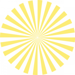 Pale Yellow Sunburst Clip Art at Clker.com - vector clip art online ...