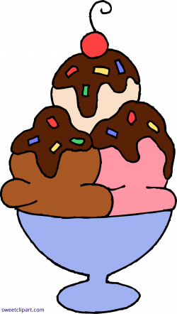 Ice Cream Sundae Clipart - Sweet Clip Art