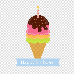 Neapolitan ice cream Sundae Birthday Candle, Cute birthday ...