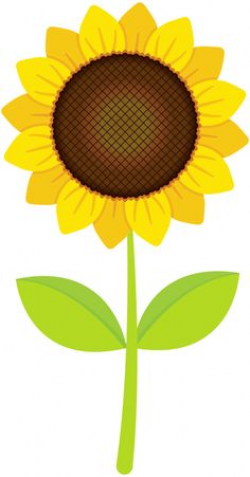 Free Printable Sunflower Stencils | Sunflower clip art - vector clip ...