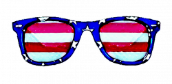 sunglasses america redwhiteandblue usa sticker freetoed...