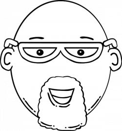 Man With Glasses Clip Art