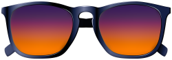 Sunset Colors Sunglasses Transparent Image | Gallery ...