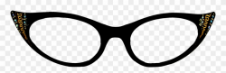 Svg Black And White Stock Vintage Frames Eyewear Sunglasses ...