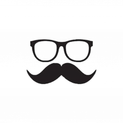 Glassed moustache tumblr black art interesting freetoed...