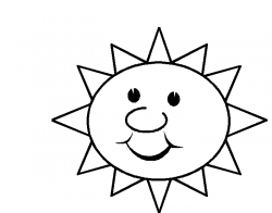 Sunny clipart black and white clipartfox - WikiClipArt