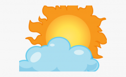 Weather Clipart Cloudy - Sunny Png, Cliparts & Cartoons ...