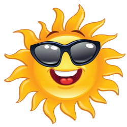 sunny emoticon sticker | «««Smiley's»»» | Thumbs up smiley ...