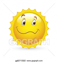 Vector Stock - Happy sunny look smiley icon. Clipart ...