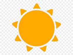 Simple Weather Icons Sunny - Sunny Weather Icon Png Clipart ...