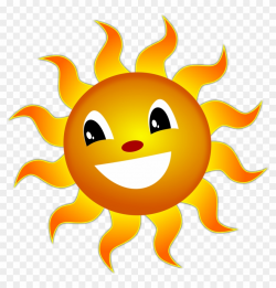 The Sun A Smile Summer Happy Png Image - Clip Art Sunny ...