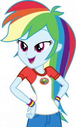 Mlp EqG 4 Rainbow Dash (...) vector #2 by luckreza8 | My Little Pony ...