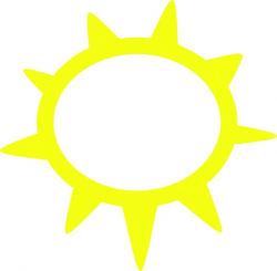 Sunny Weather Symbols clip art Free vector in Open office ...