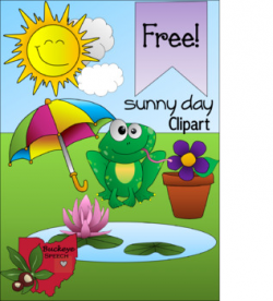 Sunny Day Free Clipart by Buckeye Speech | Teachers Pay Teachers