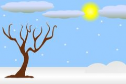 Sunny Winter Day Clipart