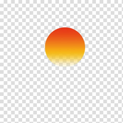 Orange sunset, Circle Pattern, sun transparent background ...