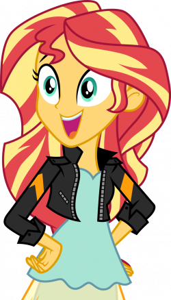 Excited Sunset Shimmer by CloudyGlow on DeviantArt