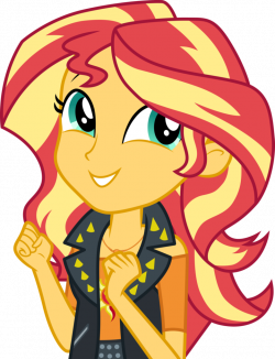Smiley Sunset Shimmer by CloudyGlow on DeviantArt