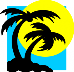 palm tree sunset clipart | decals, clipart, etc | Palm tree ...