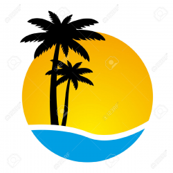Palm Tree Sunset Clipart | Free download best Palm Tree ...