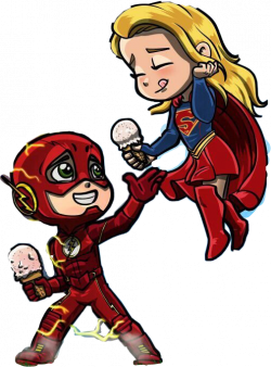 supergirl flash dccomics superheroes freetoedit...