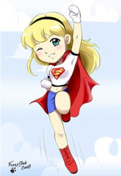 Supergirl Clipart cute anime 5 - 235 X 342 Free Clip Art ...