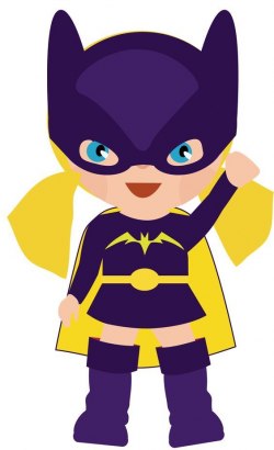 free batgirl clip art | kids | Girl superhero party, Batgirl ...