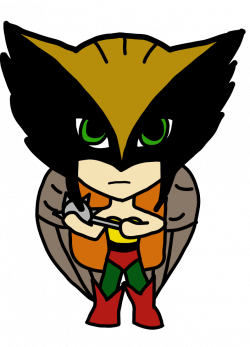 Hawkgirl Chibi by usagi-waffles on DeviantArt