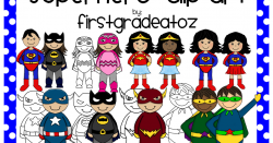 First Grade A to Z: Superhero Envy,Clipart, Units, and ...