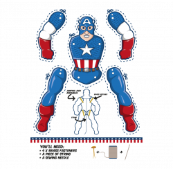 Captain America | Craft / boys | Pinterest | Capt america, Crafts ...
