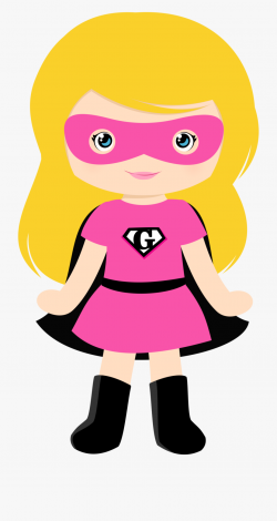 Clipart Freeuse Stock Superheroes Clipart Pink - Costume ...