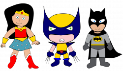 Superheroes clipart superpower ~ Frames ~ Illustrations ~ HD images ...