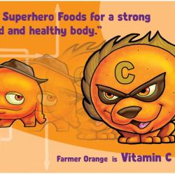 Poster - Vitamin C Lion (Download) - Superhero Foods HQ by ...