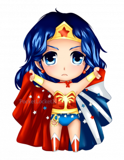 Classic Wonder Woman Chibi by PocketLocketX on DeviantArt