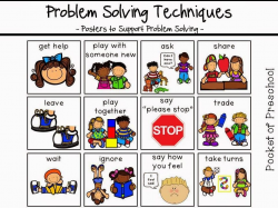 Posters to support problem solving and conflict resolution ...