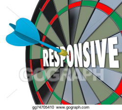Clipart - Responsive word dart board flexible adaptive ...
