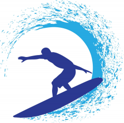 Create surfer designs using the clip art from the Decorating and ...