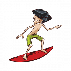 Cartoon Surfer (31+) Desktop Backgrounds