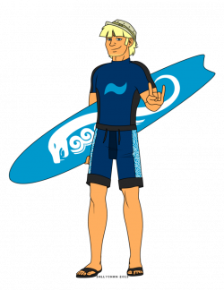 Commission - The Surfer Bum by sallychan on DeviantArt
