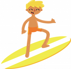 Clip art - A boy surfing on the beach 3135*3049 transprent Png Free ...