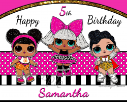 LOL Surprise Dolls - Birthday Party Supplies - Poster/Banner ...